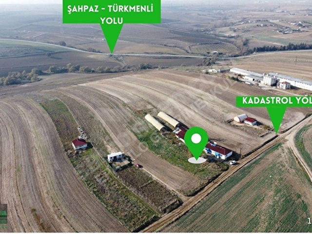 TEKİRDAĞ ÇORLU ŞAHPAZ MAHALLESİ 4.500 m² YOLA CEPHE TARLA ! - Görsel 3