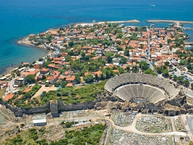 SİDE ANTİK KENT ANTİK TİYATRO KARŞISI KÖŞE PARSEL 2 ADET VİLLA - Görsel 17