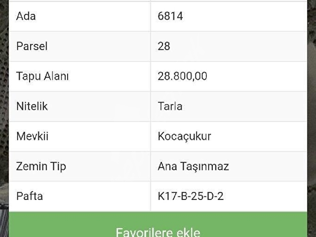 Samurlu Mahallesi Bölgesinde Satılık Tarla - Görsel 2