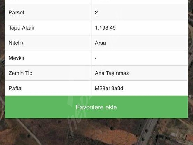 KIZILÖREN SATILIK İMARLI ARSA - Görsel 7