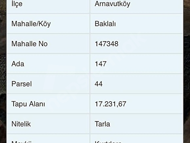 ARNAVUTKÖY BAKLALIDA 207 M2 HİSSE ARAÇ TAKASINA UYGUN(147/44) - Görsel 2