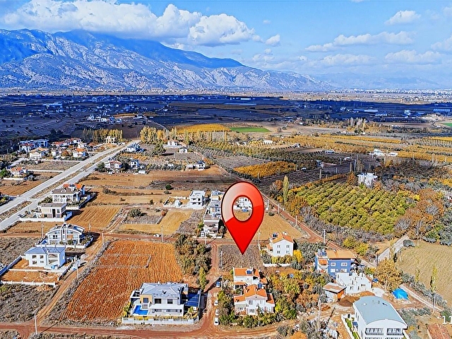 DÜZLERÇAMINDA 579 M2 KÖŞE PARSEL VİLLA ARSASI - Görsel 16
