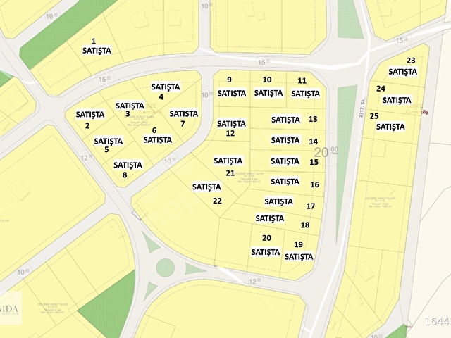 GEBZE CUMAKÖY 0.15 1000m2 VİLLA İMARLI İFRAZLI ARSALAR