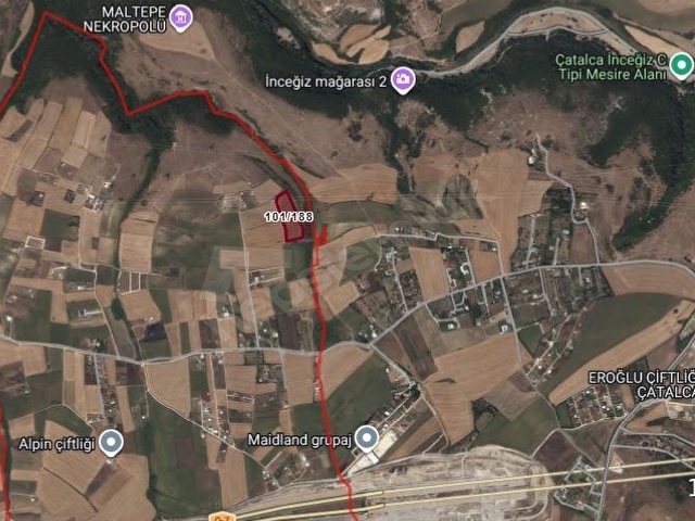 ÇATALCA ELBASAN 8.726M2 SATILIK ARSA - Görsel 5