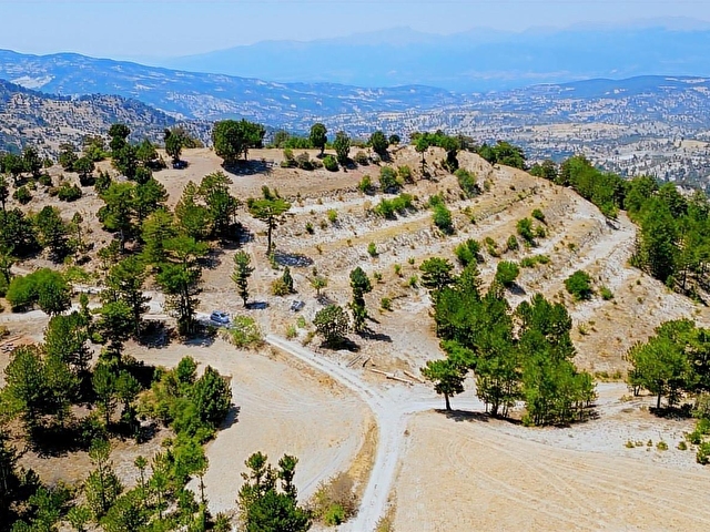 Fethiyeye 1 Saat Mesafede Panoramik Manzaralı 1.293 m2 Tarla - Görsel 22