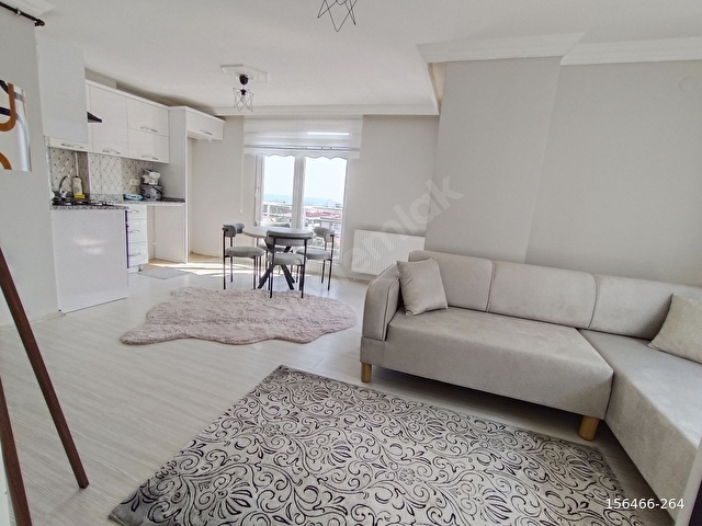 İNCESUDA EŞYALI, DENİZ MANZARALI 1+1 KİRALIK DAİRE - Görsel 5