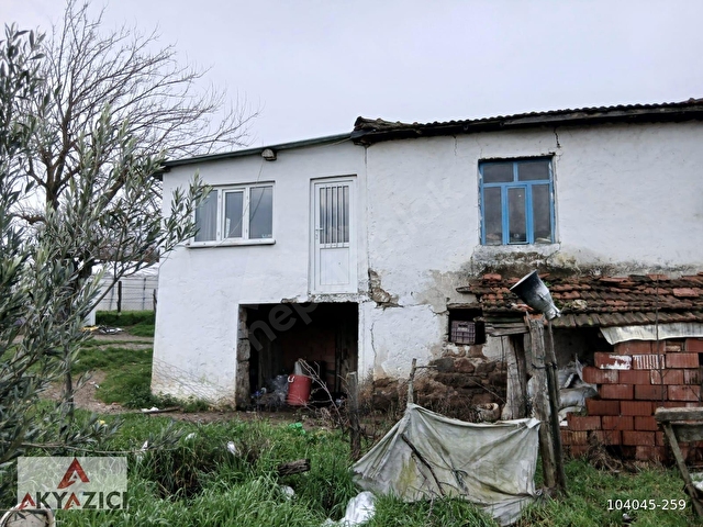 çanakkale bayramiç akçakıl köyü içi taş ev bulunan müstakil arsa - Görsel 3