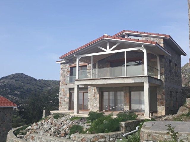 Bodrum Gumusluk Te Satilik 5 1 Deniz Manzarali Mustakil Tas Ev 65634 2871 Hurriyet Emlak