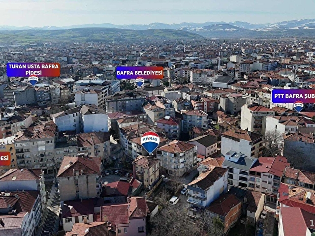 REMAX PARK BARLAS GÜRLERDEN BAFRA MERKEZDE 5 KAT İMARLI ARSA - Görsel 3