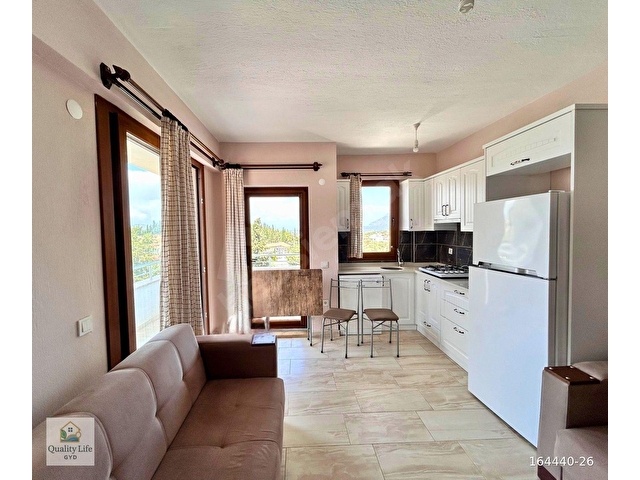 DATÇA MERKEZDE DENİZ MANZARALI EŞYALI KİRALIK 1+1 DAİRE - Görsel 6