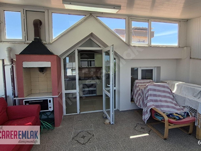 Dikili Merkezde Denize Çok Yakın Eşyalı Kiralık Dubleks Daire - Görsel 18