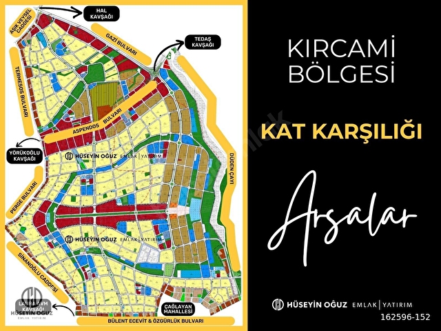 HÜSEYİN OĞUZDAN KIRCAMİDE BARSELONA CADDEDE 81m² TİCARİ ARSA - Görsel 8