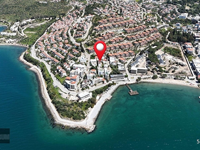GÜLLÜKTE 3+2 DENİZ MANZARALI SAHİLE 70 M.İKİZ VİLLA - Görsel 4