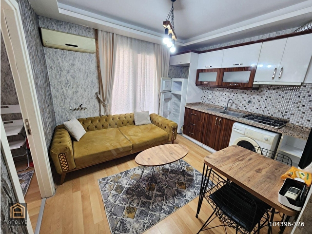 HASANAĞA BAHÇESİNE 3 DK MESAFEDE EŞYALI KİRALIK 1+1 DAİRE