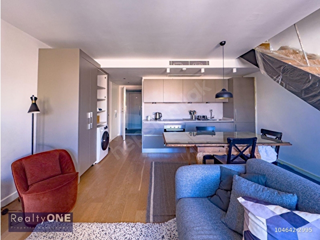 Beyoğlu 1+1 Kiralık Dubleks Daire Galata Yeni Bina Eşyalı Teraslı Otoparklı - Görsel 20