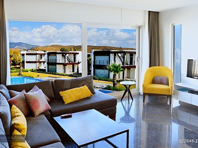 Bodrum Ortakent Denize Sıfır konumda 2+1 Eşyalı SATILIK Daire