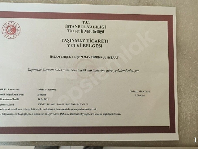 ERŞEN GAYRİMENKUL den resmi yol kenarında ilçeye yakın yatırımlık tarla - Görsel 4