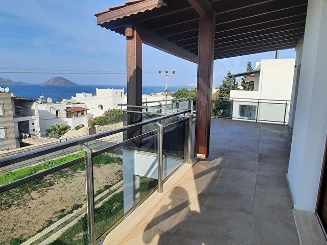 BODRUM TURGUTREİS YALIDA MANZARALI BAHÇELİ 3+1 MÜSTAKİL VİLLA - Görsel 6