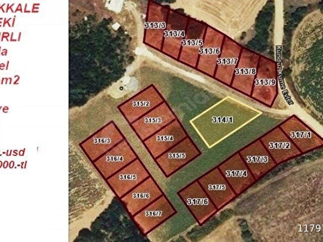 Çanakkale Lapsesi, Umurbey Kangırlıda İmarlı arsa