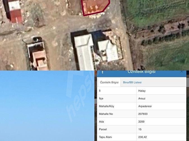 HATAY ARSUZ BEŞBİN EVLER SİTESİNDE İMARLI SATILIK ARSA - Görsel 3