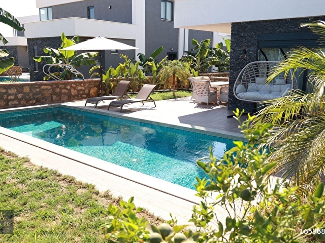 İncekumda Full Eşyalı, Özel Havuzlu, İskanlı 3+1 Lüks Villa