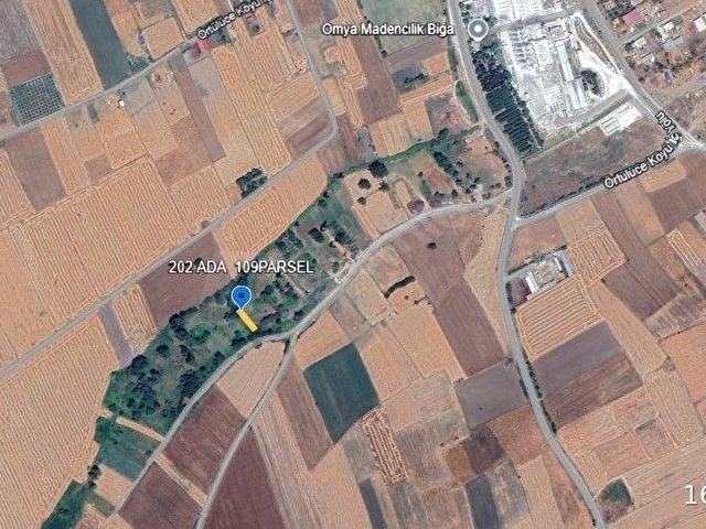 LİR DEN BİGA ÖRTÜLÜCE DE 91 M2 SATILIK MÜSTAKİL BAHÇE