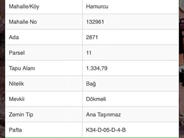 HAMURCU DA MERKEZİ KONUMDA SATILIK ARSA
