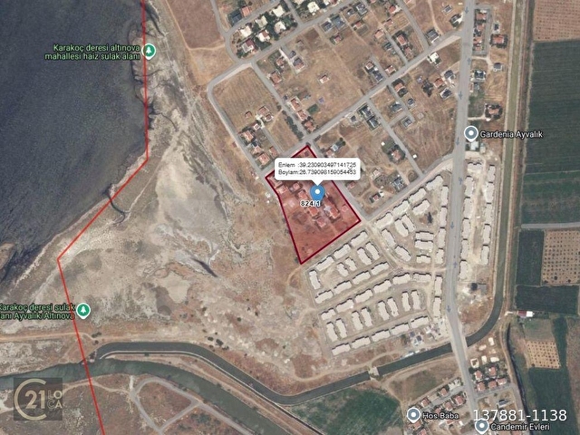 C21 Locadan Deniz Manzaralı Villa İmarlı Satılık Arsa - Görsel 22