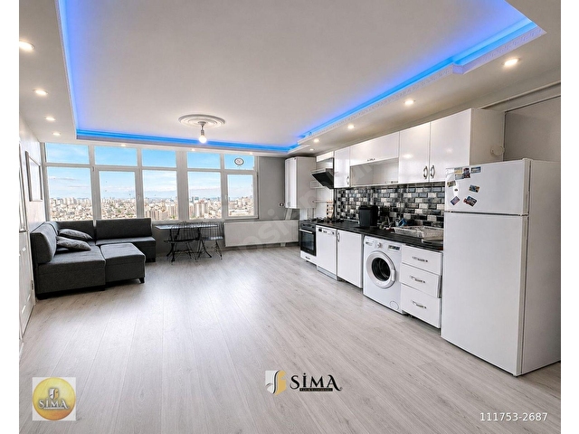 SİTE İÇİNDE SATILIK 1+1 EŞYALI TADİLATLI ULTRA LÜX YATIRIMLIK
