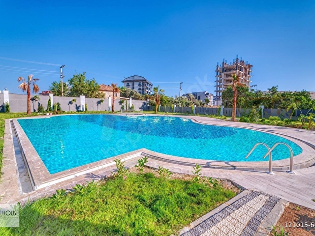 ALANYA AVSALLARDA HAVUZ MANZARALI LÜKS EŞYALI 1+1 SATILIK DAİRE - Görsel 15