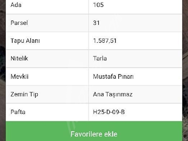 KADASTRO CEPHELİ 1500m2 DÜZ ZEMİN ASVALTA 300 M. - Görsel 18