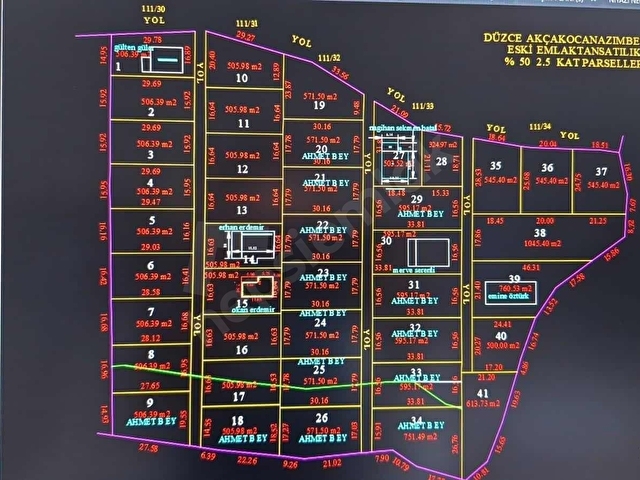 DÜZCE AKÇAKOCA DA SATILIK 505 m2 ARSA - Görsel 11