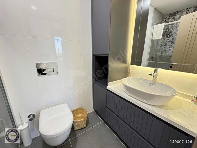 NEFES SİTESİNDE FULL BOĞAZ MANZARALI FULL EŞYALI KİRALIK DAİRE - Görsel 23