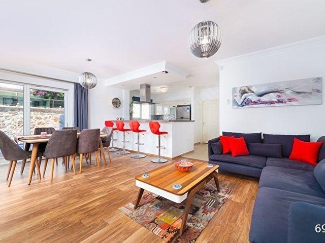 Kalkan Merkezde İmarlı 5+1 Müstakil Havuzlu Villa - Görsel 8