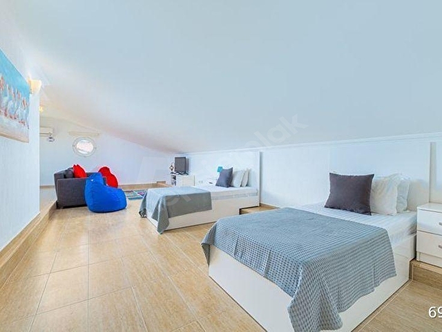 Kalkan Merkezde İmarlı 5+1 Müstakil Havuzlu Villa - Görsel 19