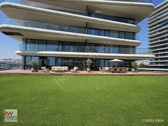YEDİMAVİDE DENİZ MANZARALI BAHÇELİ GENİŞ VERANDALI DAİRE - Görsel 11