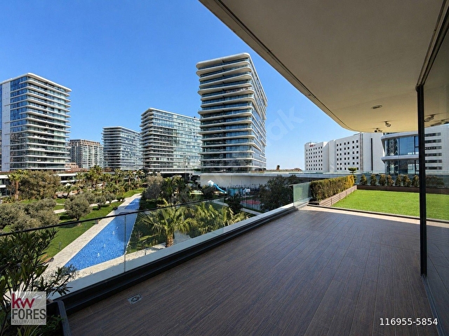 YEDİMAVİDE DENİZ MANZARALI BAHÇELİ GENİŞ VERANDALI DAİRE - Görsel 5