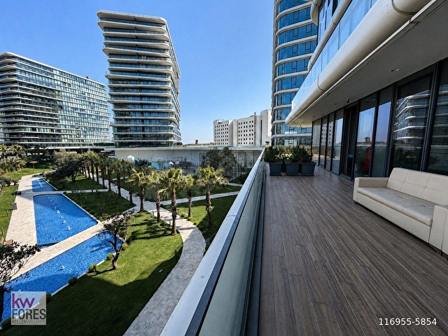 YEDİMAVİDE DENİZ MANZARALI BAHÇELİ GENİŞ VERANDALI DAİRE - Görsel 8