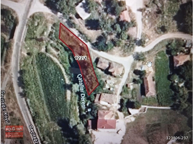 KIRKLARELİ MERKEZ GEÇİTAĞZI KÖY İÇİNDE SATILIK YATIRIMLIK ARSA
