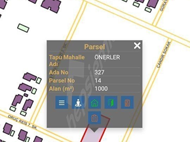 ÇORLU ÖNERLER İMARLI ,İFRAZLI, NET,YAPILARIN İÇİNDE,SATILIK ARSA - Görsel 8