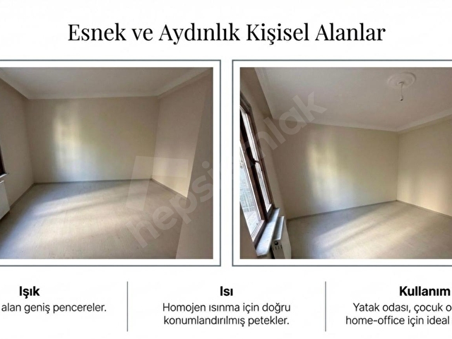 ATA EMLAKTAN YENİ BİNADA 1+1 GİRİŞ KAT 75 M2 KİRALIK DAİRE - Görsel 27