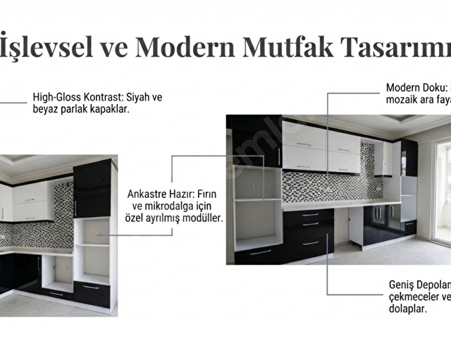 ATA EMLAKTAN YENİ BİNADA 1+1 GİRİŞ KAT 75 M2 KİRALIK DAİRE - Görsel 25