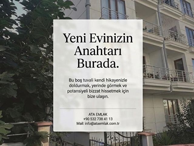 ATA EMLAKTAN YENİ BİNADA 1+1 GİRİŞ KAT 75 M2 KİRALIK DAİRE - Görsel 30