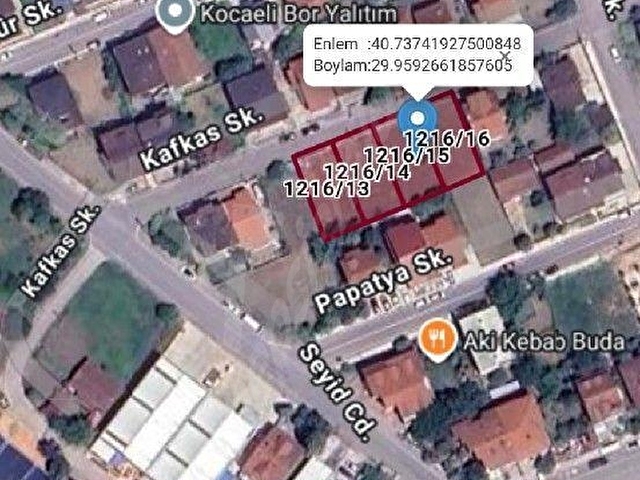 SATILIK VEZİRÇİFTLİĞİNDE 2.5 KAT VİLLA  İMARLI MÜSTAKİL PARSEL ARSA