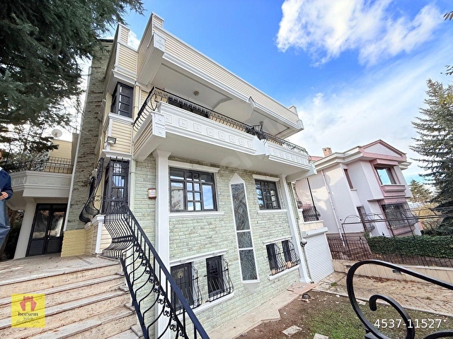 Çankaya Mutlukent Hekimköy Sitesi 550 m2 10+1 iŞYERİ OFİS  &KONUTA Müstakil Bahçeli KİRALIK VİLLA - Görsel 7