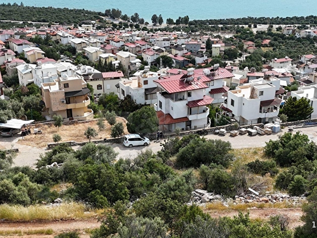 Full Deniz Manzaralı Köşe Parsel Akbükte Kaçırılmayacak Fırsat - Görsel 12