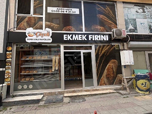 ÇORLU MERKEZ DE TAPUYA İŞLİ  FIRIN RUHSATLI. MALZEMELERİYLE BERABER  SATILIK FIRIN