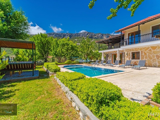 Günlük Kiralık 3 Odalı Villa - Antalya Kaş Bezirgan Mahallesi - 6 Kişi Kapasiteli - Görsel 5