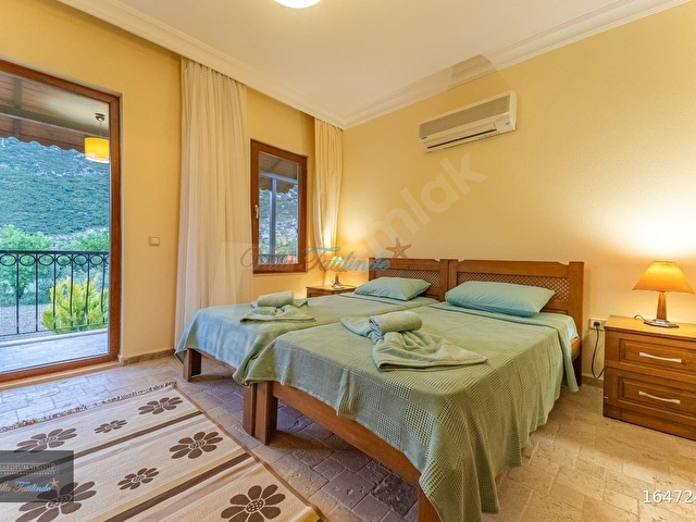 Günlük Kiralık 3 Odalı Villa - Antalya Kaş Bezirgan Mahallesi - 6 Kişi Kapasiteli - Görsel 14
