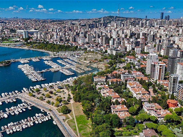 Kalamış Sabancı Koru Sitesi Yeşillikler içinde 300 M2 Net 4+1 - Görsel 3